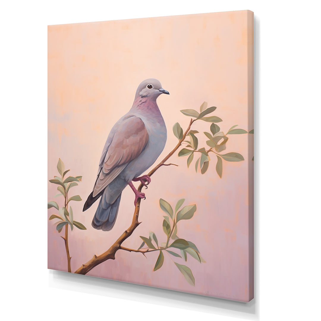 Dove S Soothing Presence - Dove Canvas Wall Art