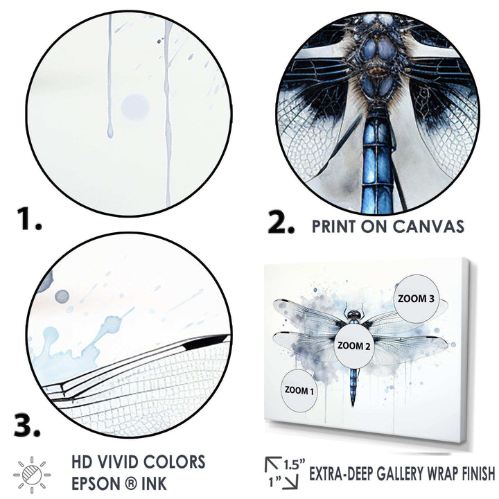 Dragonfly Elegance I - Animals Canvas Wall Art