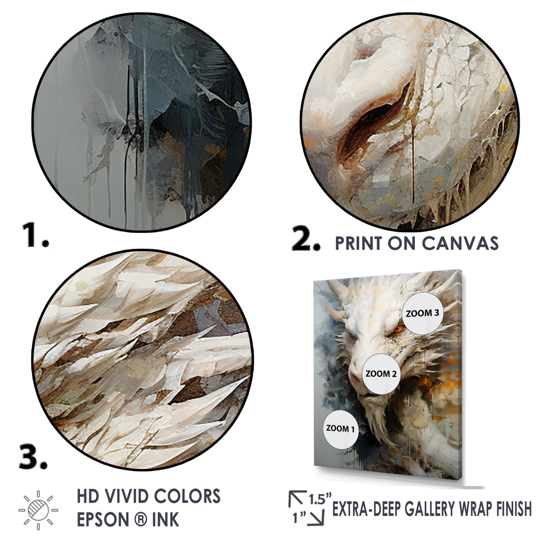 Epic Dragon Odyssey - Dragons Framed Canvas Art