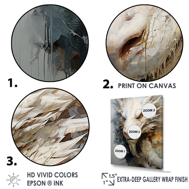Epic Dragon Odyssey - Dragons Framed Canvas Art