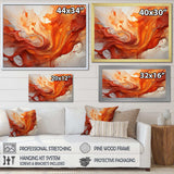 Abstract Red Firestorm Symphony I - Abstract Canvas Wall Art