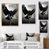Powerful Bold Eagle - Eagle Canvas Wall Art