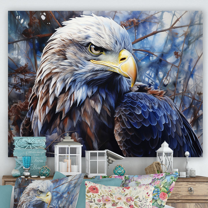 Bold Eagle Strong Gaze - Eagle Wall Art Prints