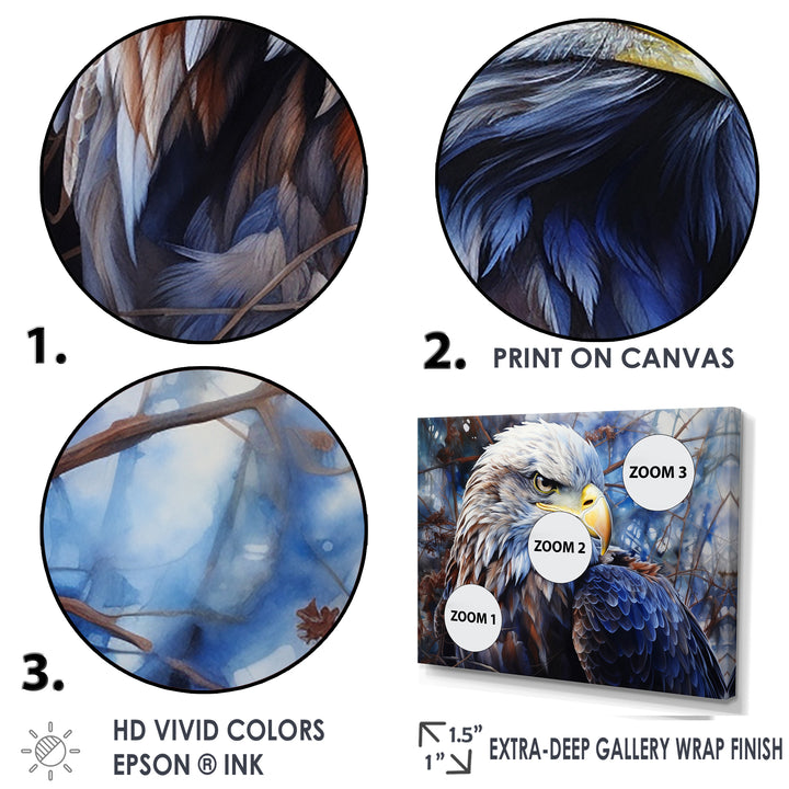 Bold Eagle Strong Gaze - Eagle Wall Art Prints