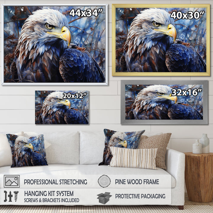 Bold Eagle Strong Gaze - Eagle Wall Art Prints