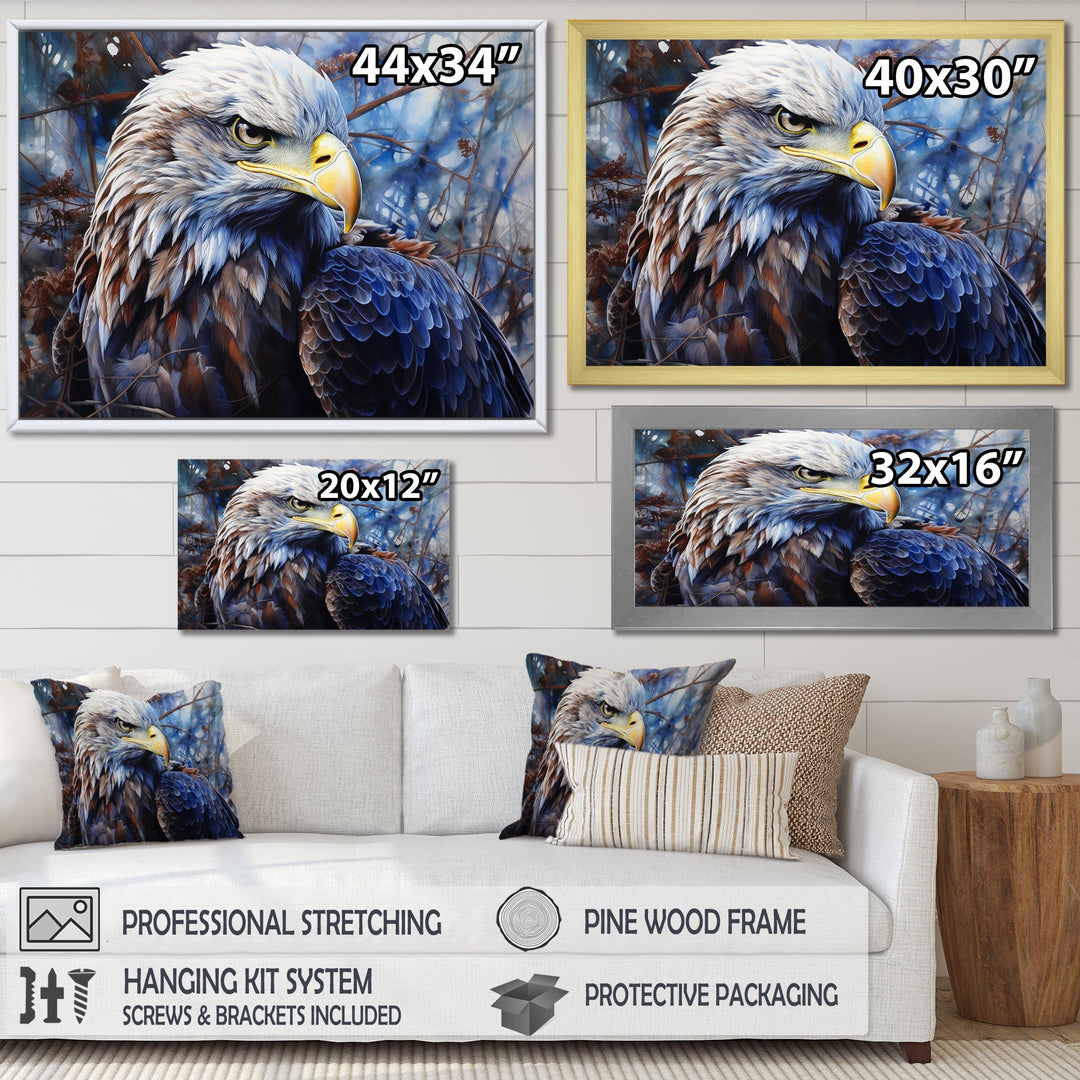 Bold Eagle Strong Gaze - Eagle Wall Art Prints