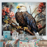 Mosaic Bold Eagle Majesty - Brown Eagle Wall Art