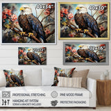 Mosaic Bold Eagle Majesty - Brown Eagle Wall Art