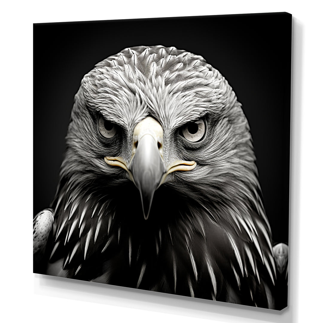 Bold Eagle Power Hunter - Eagle Framed Canvas Art