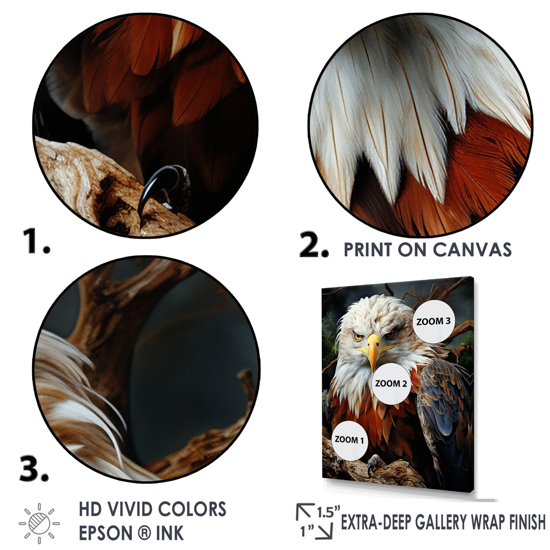 Prismatic Majestic Bold Eagle - Eagle Home Decor Art