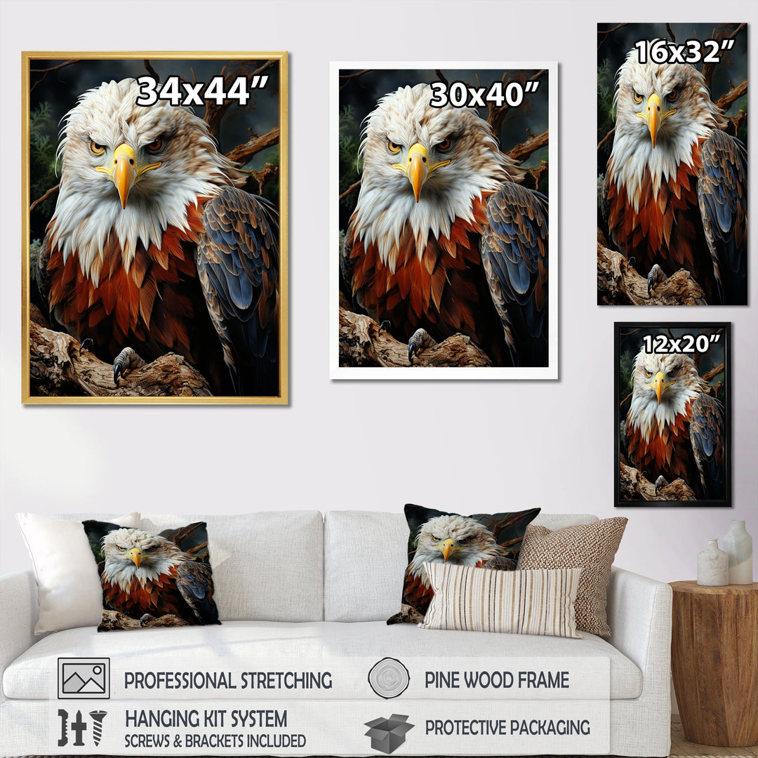 Prismatic Majestic Bold Eagle - Eagle Home Decor Art