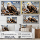Brown Resilient Bold Eagle - Eagle Bedroom Wall Art