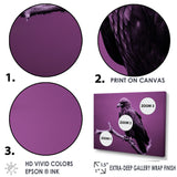 Purple Eagle S Grace At Branch Domain - Eagle Wall Decor