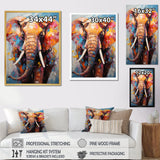 Tales Of The Colorful Elephant Pack - Elephant Bedroom Wall Art
