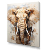 Tusked Elephant Portrait - Elephant Wall Art Prints