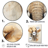 Gentle Elephant Giants - Beige Elephant Wall Art