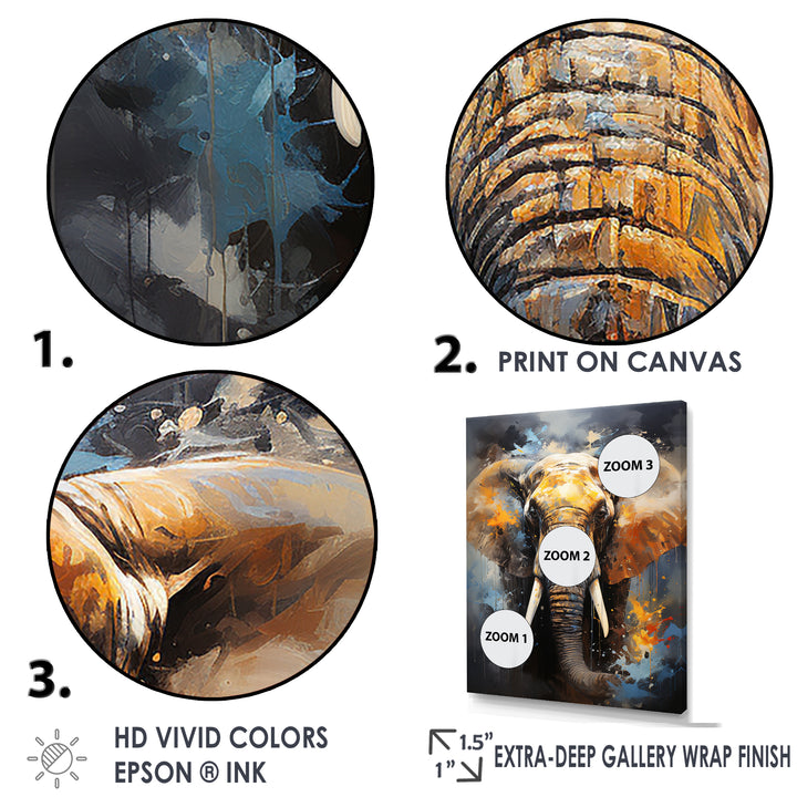 Elephant Dreams In Colors - Elephant Bedroom Wall Art