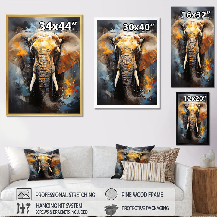 Elephant Dreams In Colors - Elephant Bedroom Wall Art