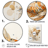 Golden Fish Elegance - Fish Canvas Wall Art