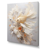 Golden Fish And Long Tails - Fish Wall Decor