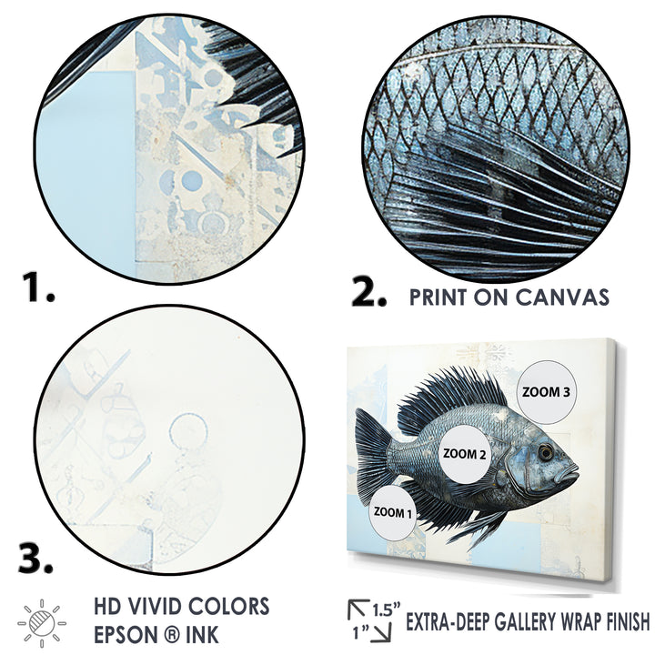 Fish In The Deep Blue - Fish Wall Art Prints