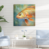 Underwater Fish Fantasy - Orange Fish Wall Art