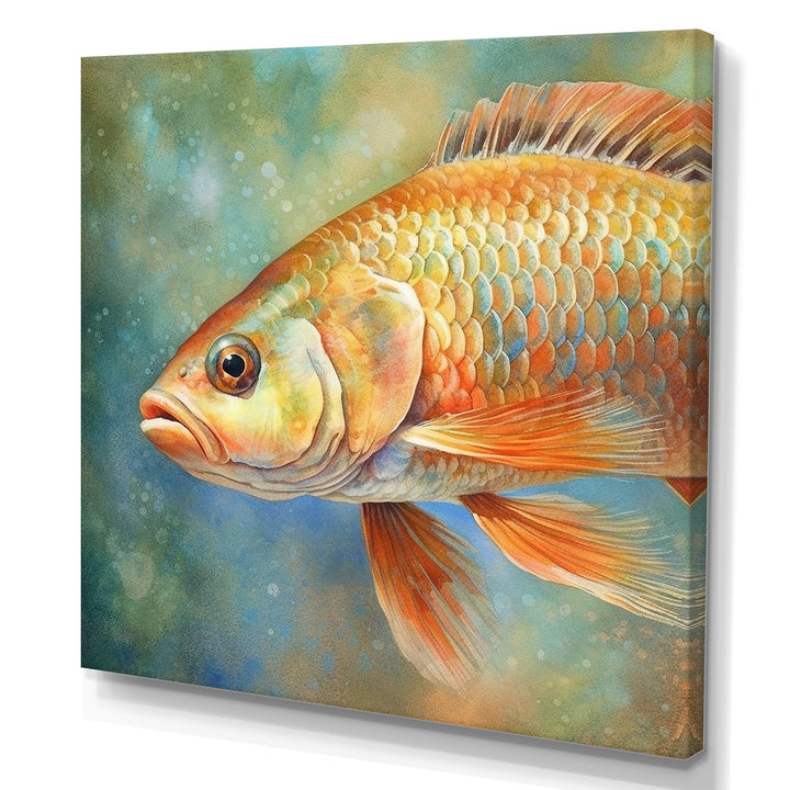Underwater Fish Fantasy - Orange Fish Wall Art