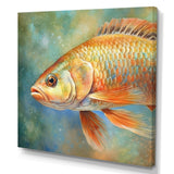 Underwater Fish Fantasy - Orange Fish Wall Art