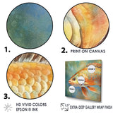 Underwater Fish Fantasy - Orange Fish Wall Art