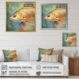 Underwater Fish Fantasy - Orange Fish Wall Art