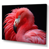 Blushing Red Flamingos - Flamingo Bedroom Wall Art