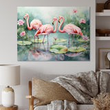 Elegant Pink Flamingo Paradise - Flamingo Wall Art Prints