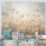 Dandelion Field Breeze - Floral Canvas Wall Art