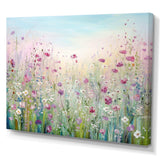 Wild Flowers Meadows - Floral Canvas Wall Art