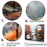 Mystic Nostalgia Autumn Forest I - Landscapes Canvas Wall Art