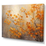 Golden Autumn Forest Harmony - Landscapes Canvas Wall Art