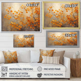 Golden Autumn Forest Harmony - Landscapes Canvas Wall Art