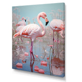 Greater Flamingo Camargue's Calm - Flamingo Bedroom Wall Art