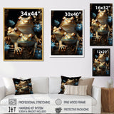 A Baroque Frogs Portrait - Frog Canvas Wall Art