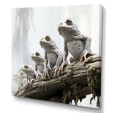 Minimalism Frog Family Harmony - Frog Wall Decor