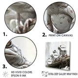 Minimalism Frog Family Harmony - Frog Wall Decor
