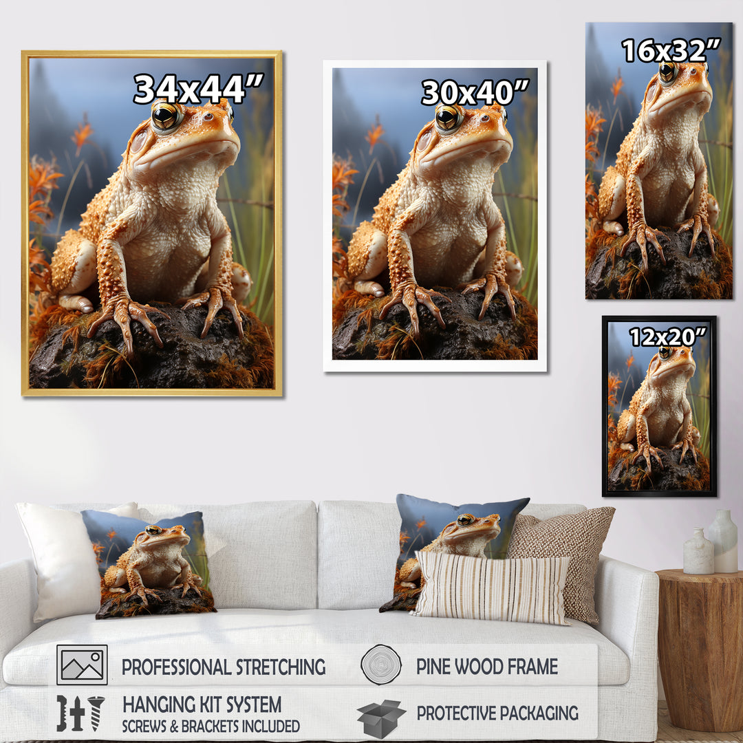 Classic Frog Portrait - Frog Wall Art Prints