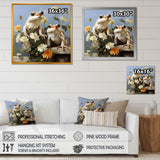 Contemporary Frog Serenity - Green Frog Wall Art