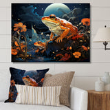 Cosmic Art Frog - Frog Large Canvas Wall Art
