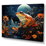 Cosmic Art Frog - Frog Large Canvas Wall Art