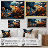 Cosmic Art Frog - Frog Large Canvas Wall Art