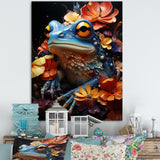 Cosmic Frog Journey - Frog Living Room Wall Art