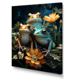 Emerald Pond Harmony - Frog Bedroom Wall Art