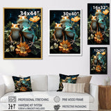 Emerald Pond Harmony - Frog Bedroom Wall Art