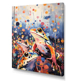Popart Frog Popart - Frog Canvas Wall Art